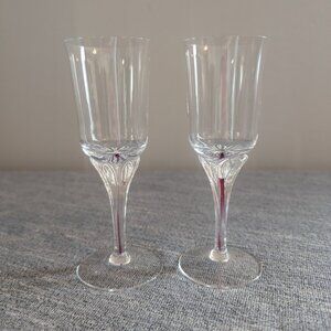 Belfor "Exquisite" Red-Stemmed Wine/Cordial Glasses, Set of 2